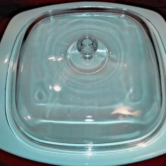 Vintage 60s Corning Ware Canada P-34 Dutch Oven Casserole Pyrex Lid 4 Qt P-34-B - Picture 3 of 9